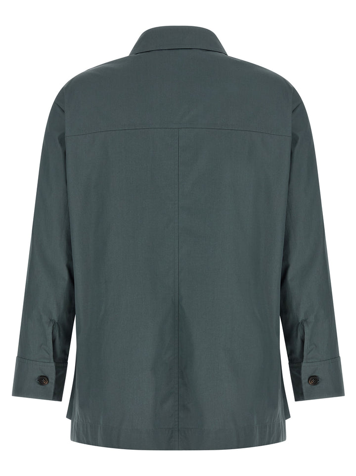 'S Max Mara Gray Cotton Blouse