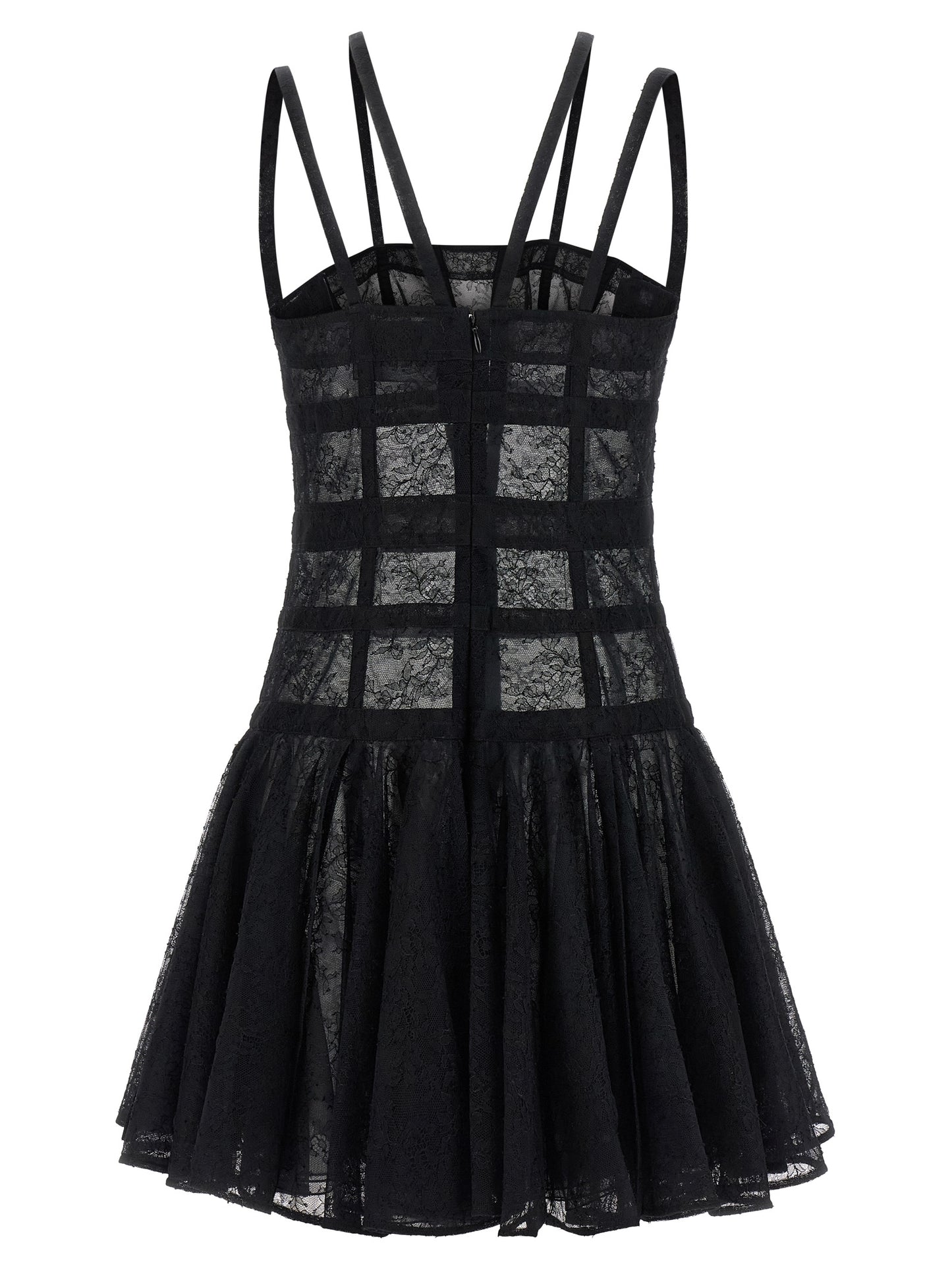 Giovanni Bedin Black Polyamide Short Dress