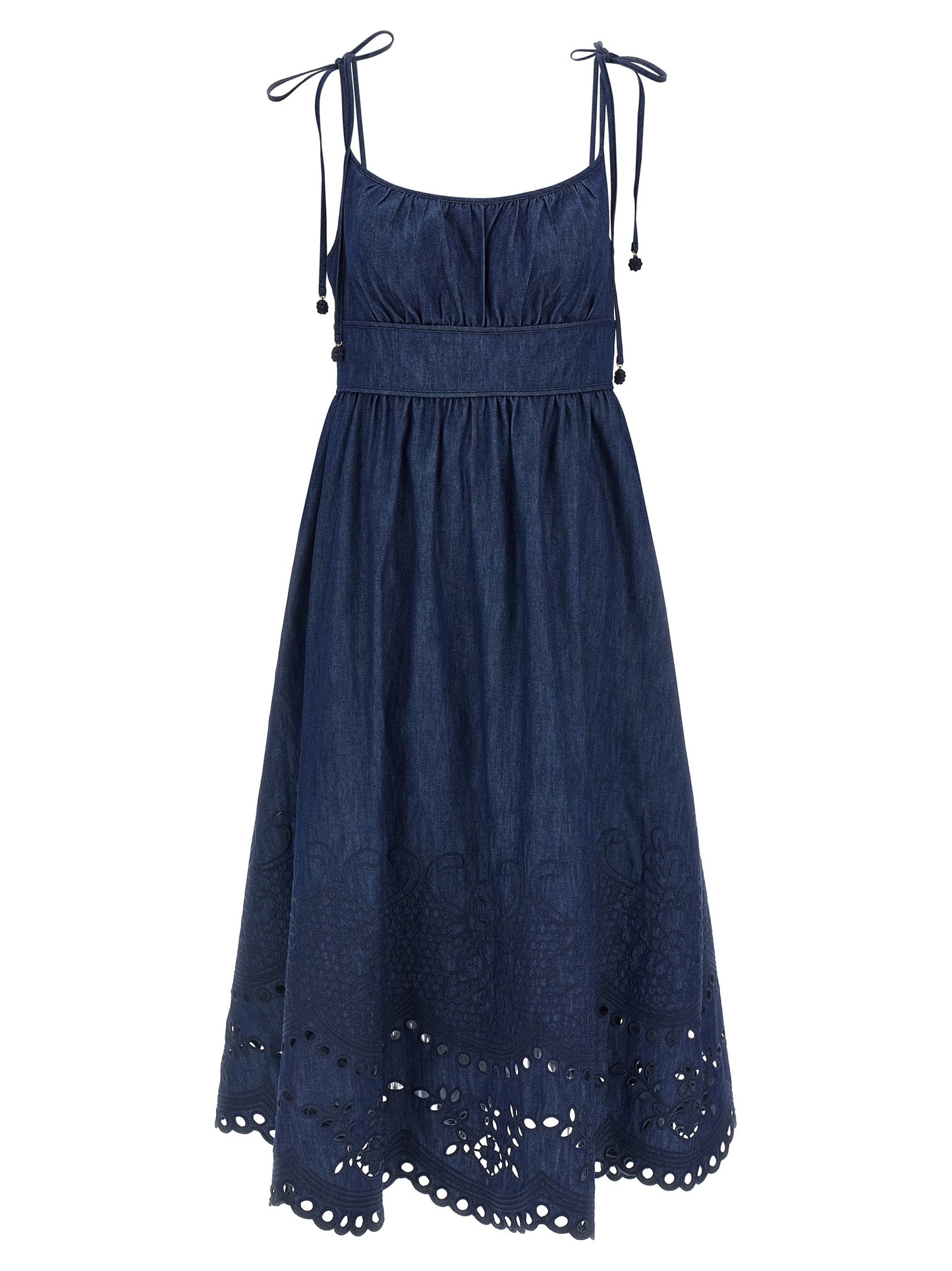 Zimmermann Blue Cotton Midi Dress