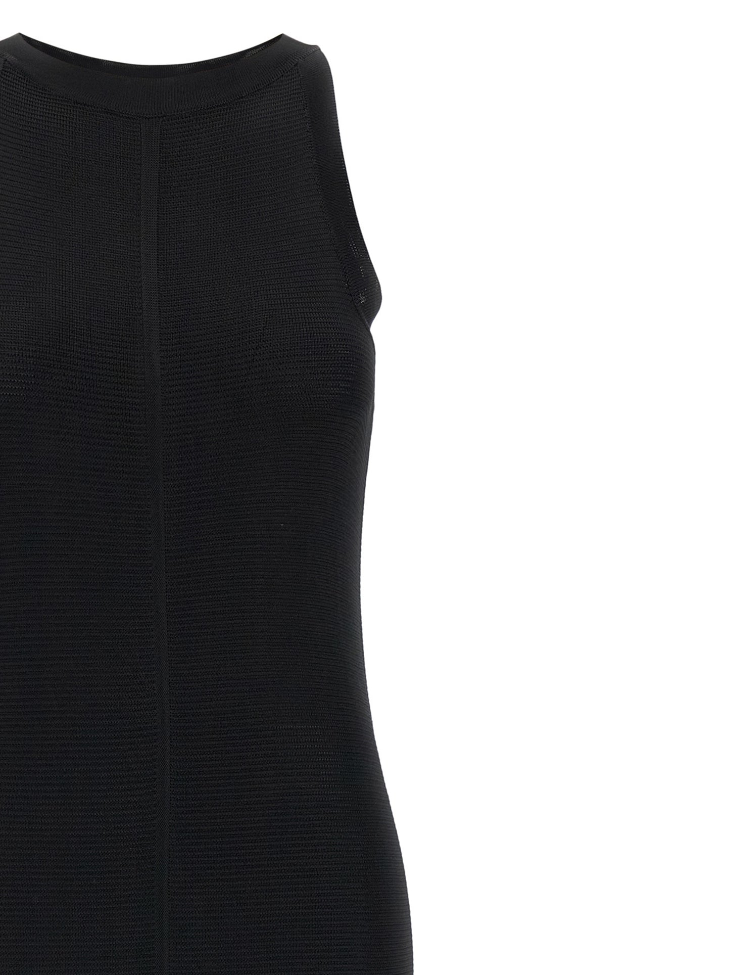 Loulou De Saison Black Viscose Long Dress