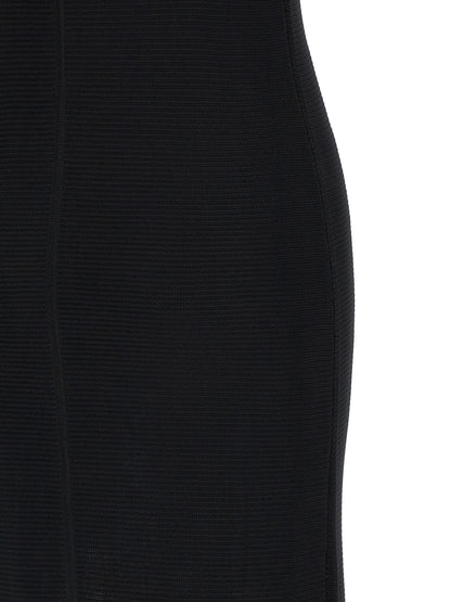 Loulou De Saison Black Viscose Long Dress