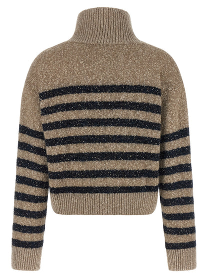 Brunello Cucinelli Multicolor Wool Cardigan