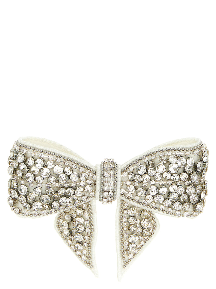 Self-Portrait White Polyester Hair Clip