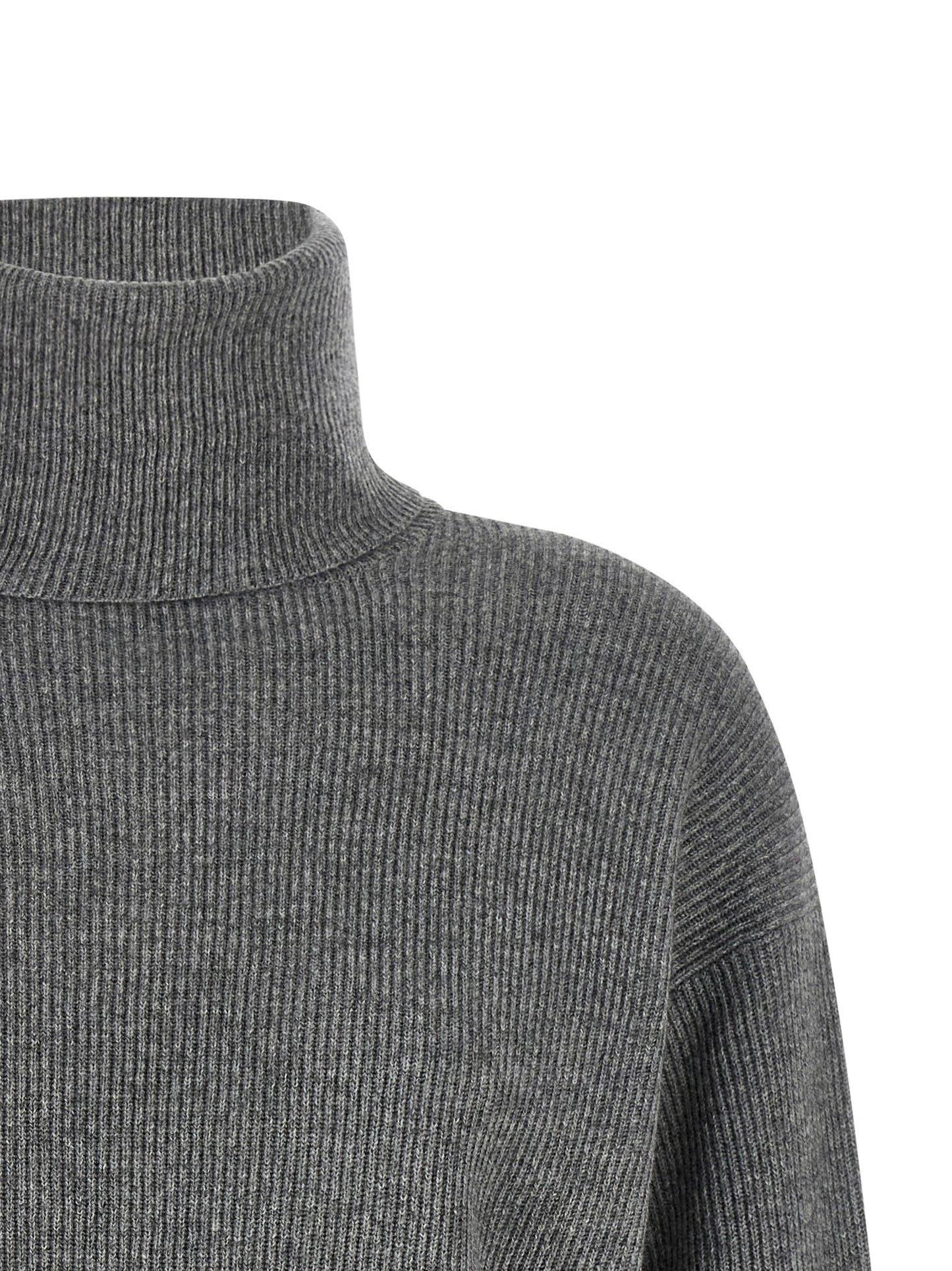 Brunello Cucinelli Gray Virgin Wool Cardigan