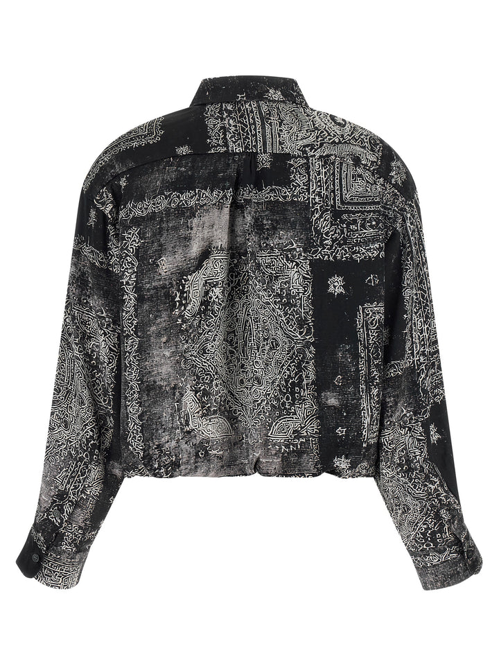R13 Black Silk Blouse