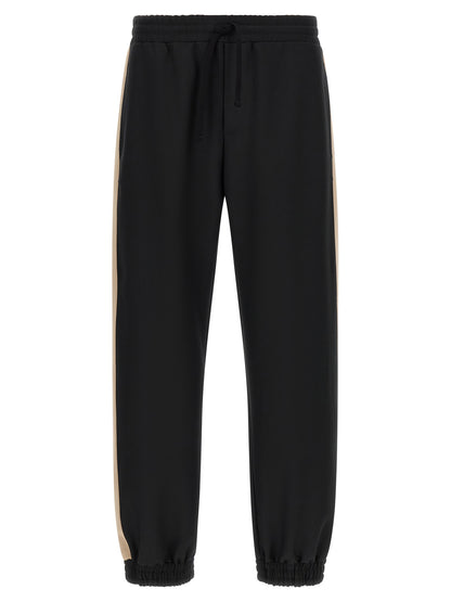 Valentino Garavani Black Polyester Athletic Pants