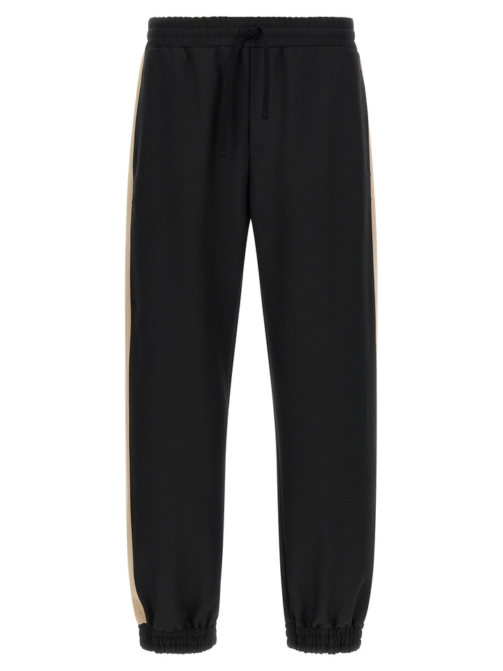 Valentino Garavani Black Polyester Athletic Pants