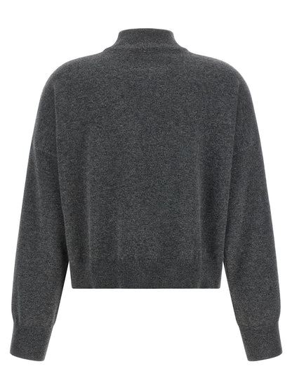 Brunello Cucinelli Gray Cashmere Cardigan