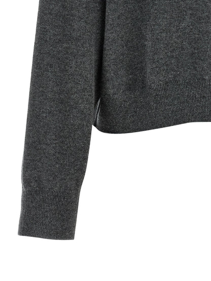 Brunello Cucinelli Gray Cashmere Cardigan