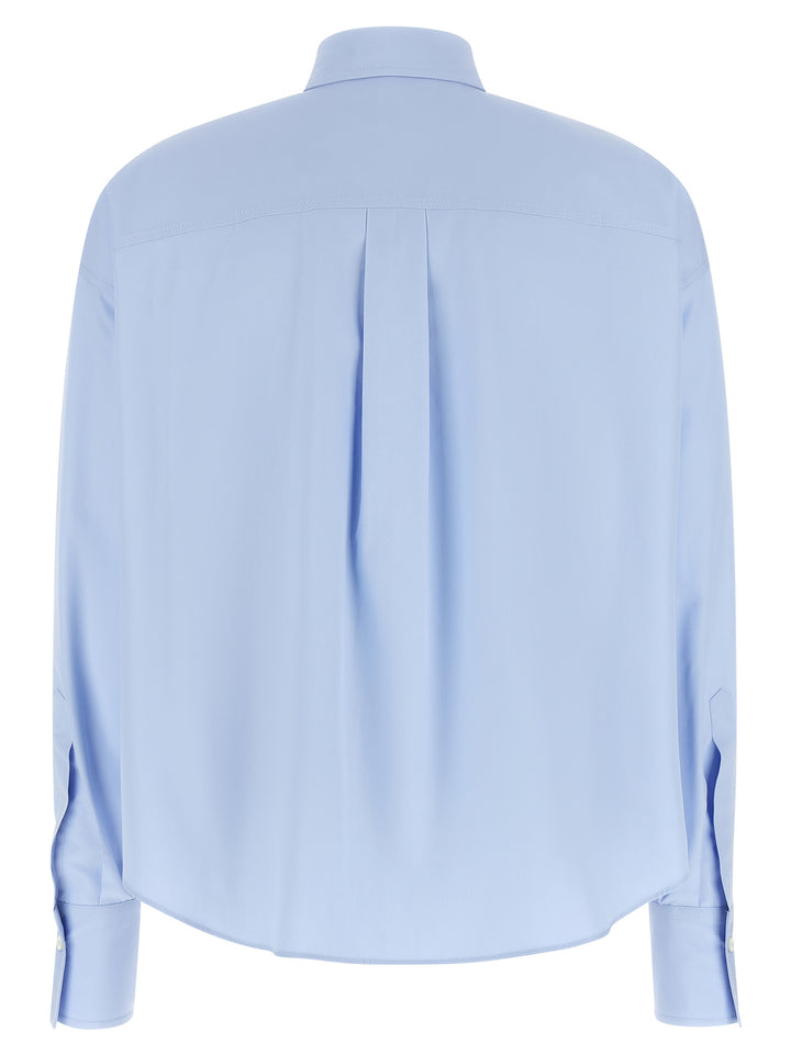 Brunello Cucinelli Blue Cotton Blouse