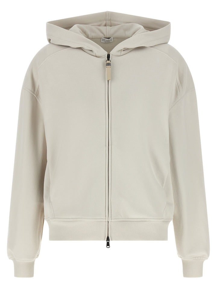 Brunello Cucinelli Beige Cotton Sweatshirt