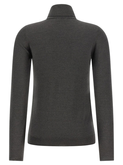 Brunello Cucinelli Gray Cashmere Cardigan