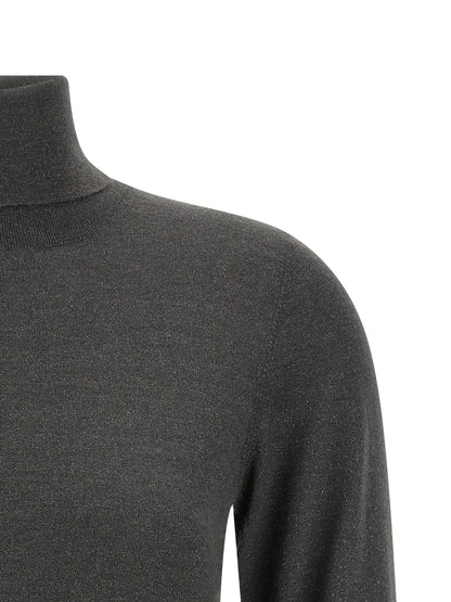 Brunello Cucinelli Gray Cashmere Cardigan