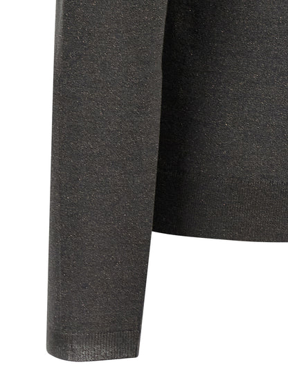 Brunello Cucinelli Gray Cashmere Cardigan