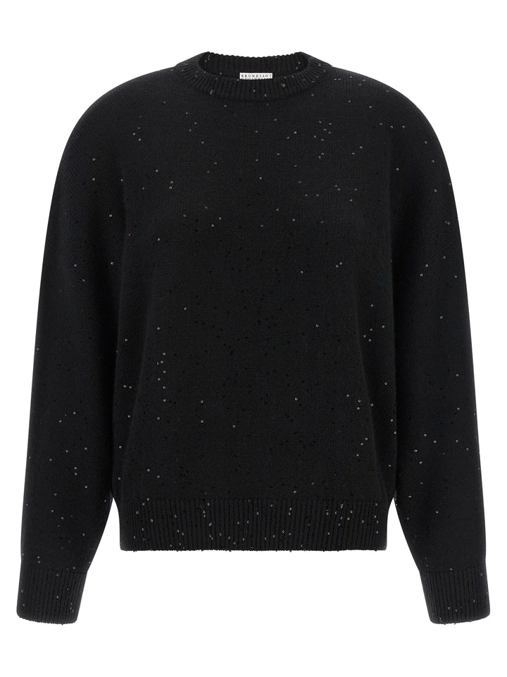 Brunello Cucinelli Black Cashmere Cardigan
