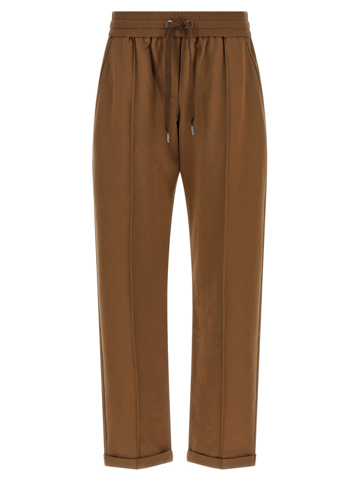Brunello Cucinelli Brown Cotton Joggers (Workout Pants)