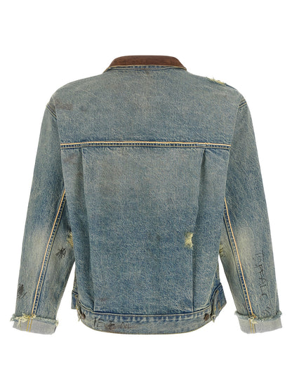 PALY Blue Cotton Denim Jacket