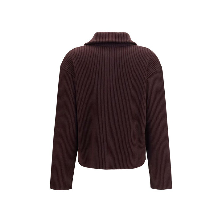 Courrèges Brown Wool Oves Aries Sweatshirt