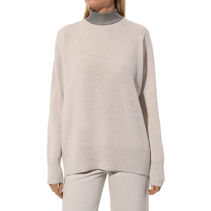 Brunello Cucinelli Beige Cashmere Sweater