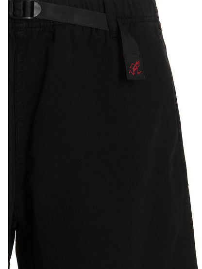 Gramicci Black Cotton Bermuda Shorts