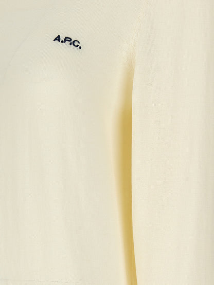 A.P.C. Beige Cotton Cardigan