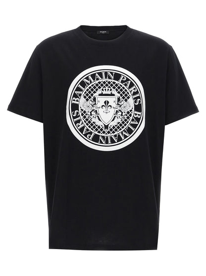 Balmain Bicolor Organic Cotton T-Shirt