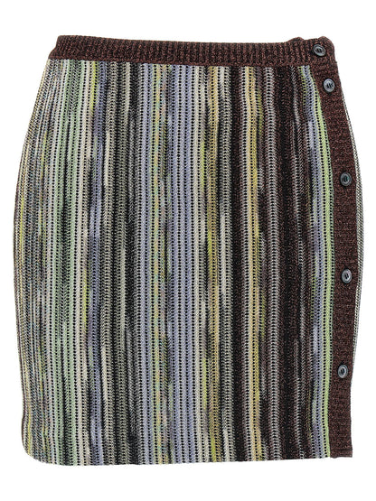 Missoni Multicolor Viscose Long Skirt