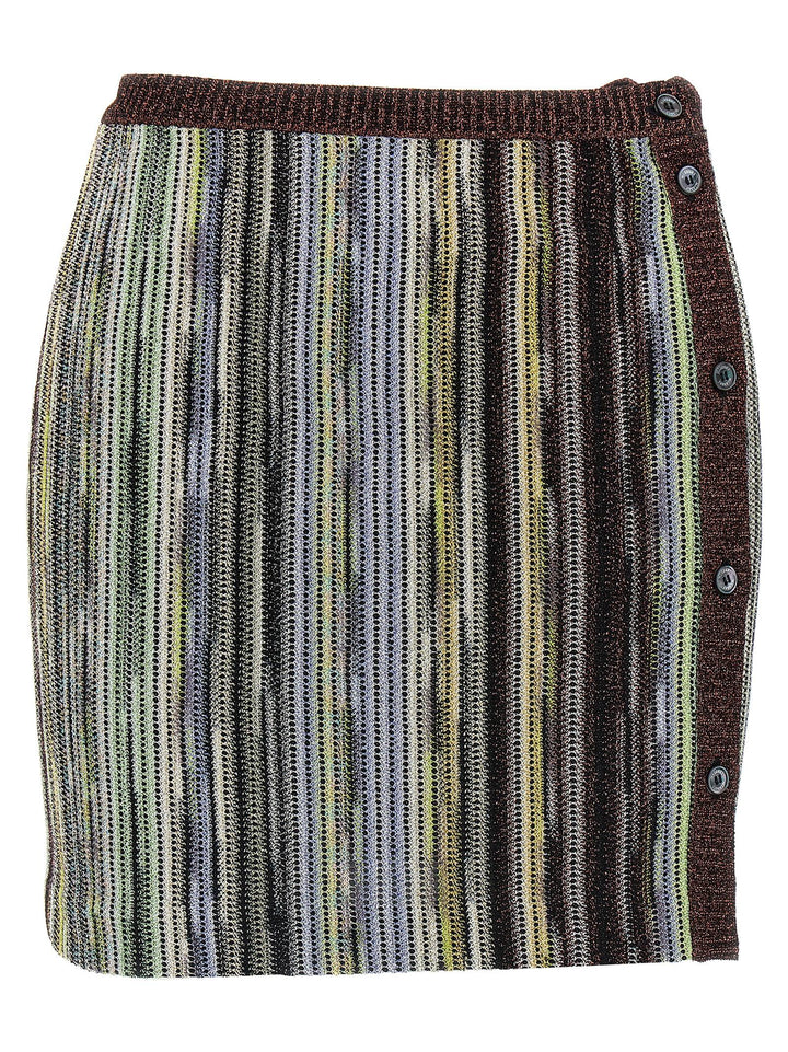 Missoni Multicolor Viscose Long Skirt