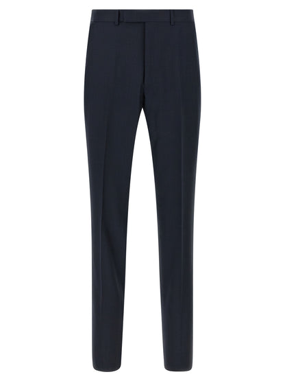ZEGNA Blue Wool Two-Piece Suit