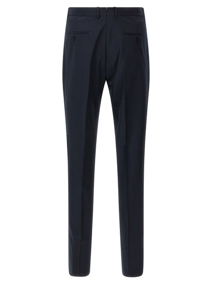 ZEGNA Blue Wool Two-Piece Suit