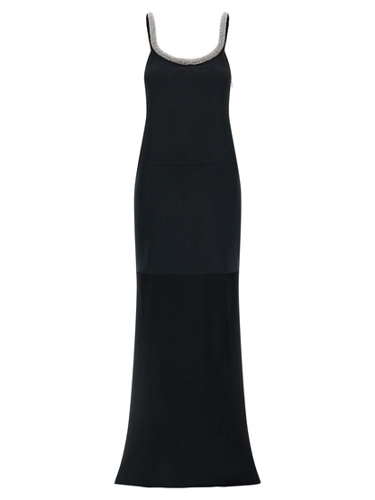 Tom Ford Black Acetate Long Dress