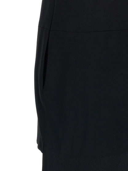 Tom Ford Black Acetate Long Dress