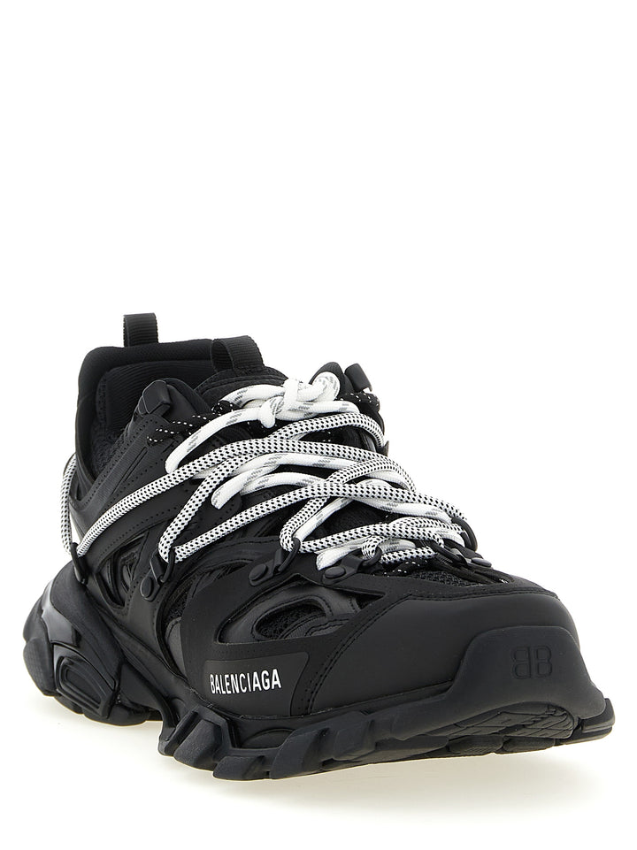 Balenciaga Black Polyethylene Athletic Sneakers