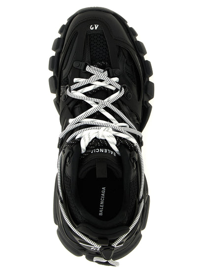 Balenciaga Black Polyethylene Athletic Sneakers