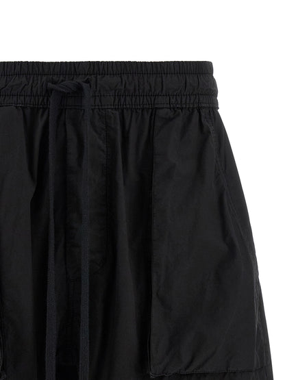 Thom Krom Black Organic Cotton Bermuda Shorts