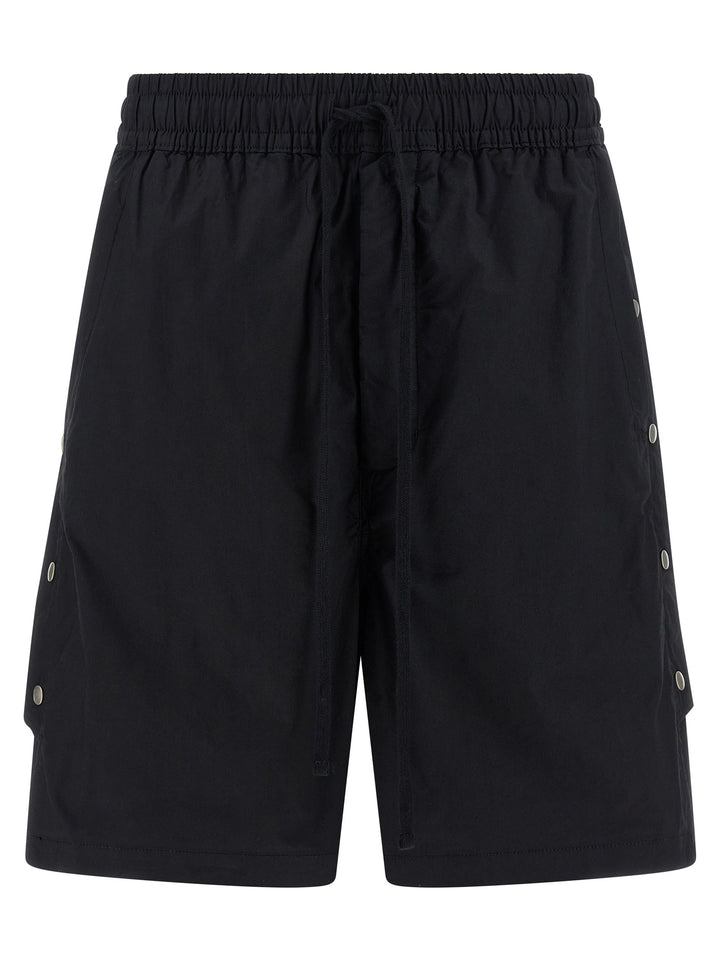 Thom Krom Black Cotton Bermuda Shorts
