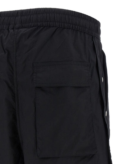 Thom Krom Black Cotton Bermuda Shorts