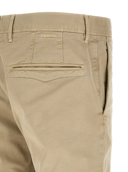 Incotex Beige Cotton Bermuda Shorts