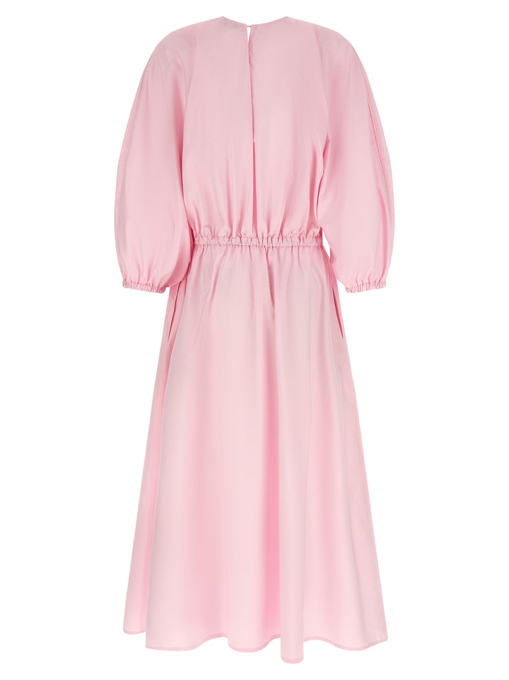 Fabiana Filippi Multicolor Cotton Long Dress