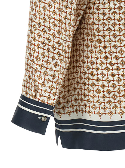 Max Mara Brown Silk Blouse