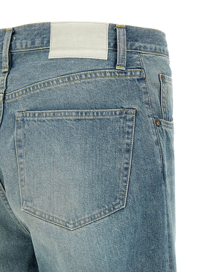 SSSTEIN Blue Cotton Jeans Denim