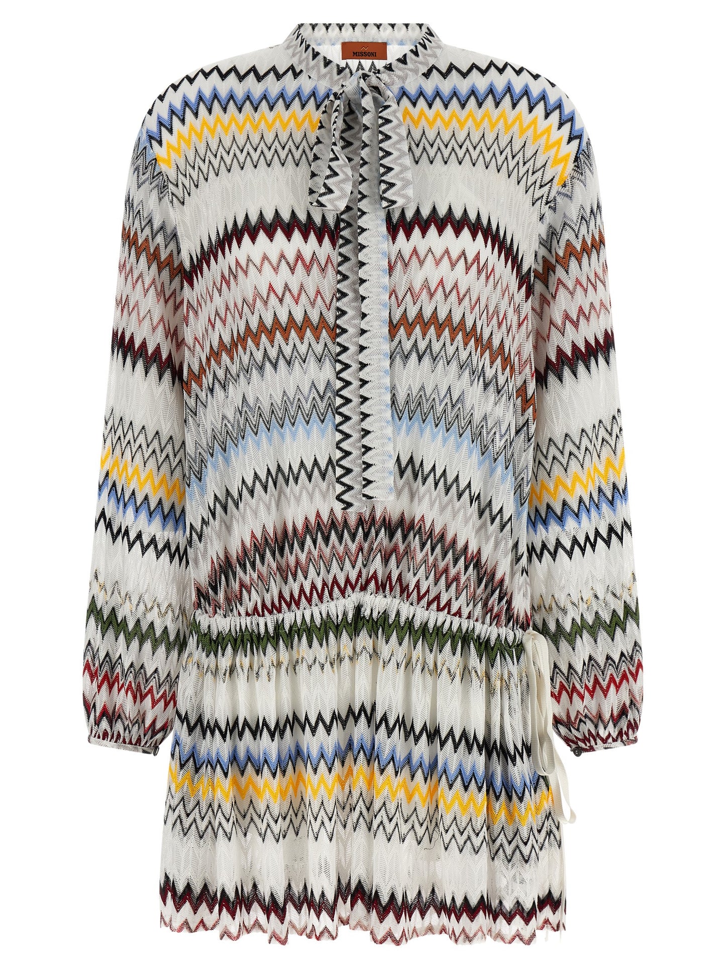 Missoni White Viscose Short Dress