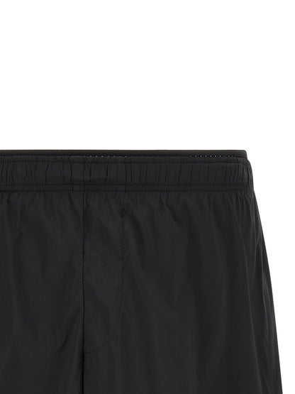SATISFY Black Nylon Bermuda Shorts