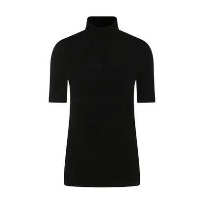 Wolford Black Cotton T-Shirt