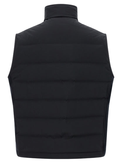 Brioni Blue Polyester Sleeveless Jacket