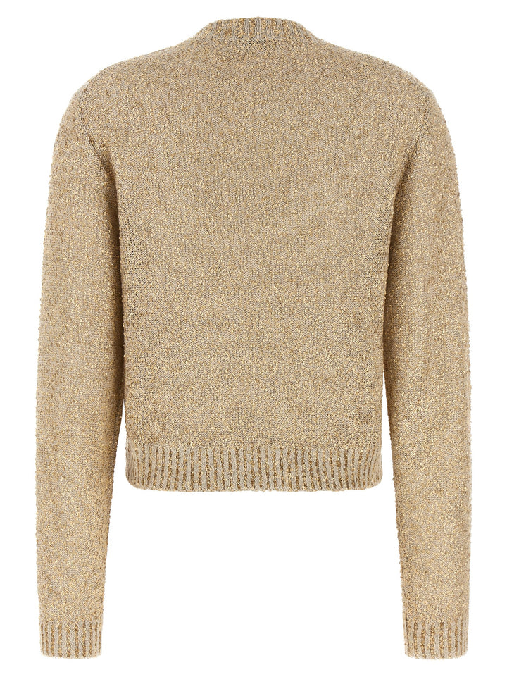 Brunello Cucinelli Gold Linen Cardigan
