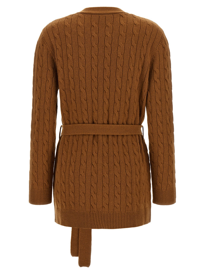 Valentino Garavani Brown Cashmere Cardigan
