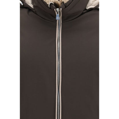 Brunello Cucinelli Brown Polyamide Bomber