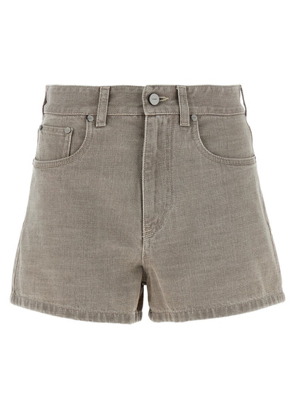 Fendi Beige Cotton Bermuda Shorts