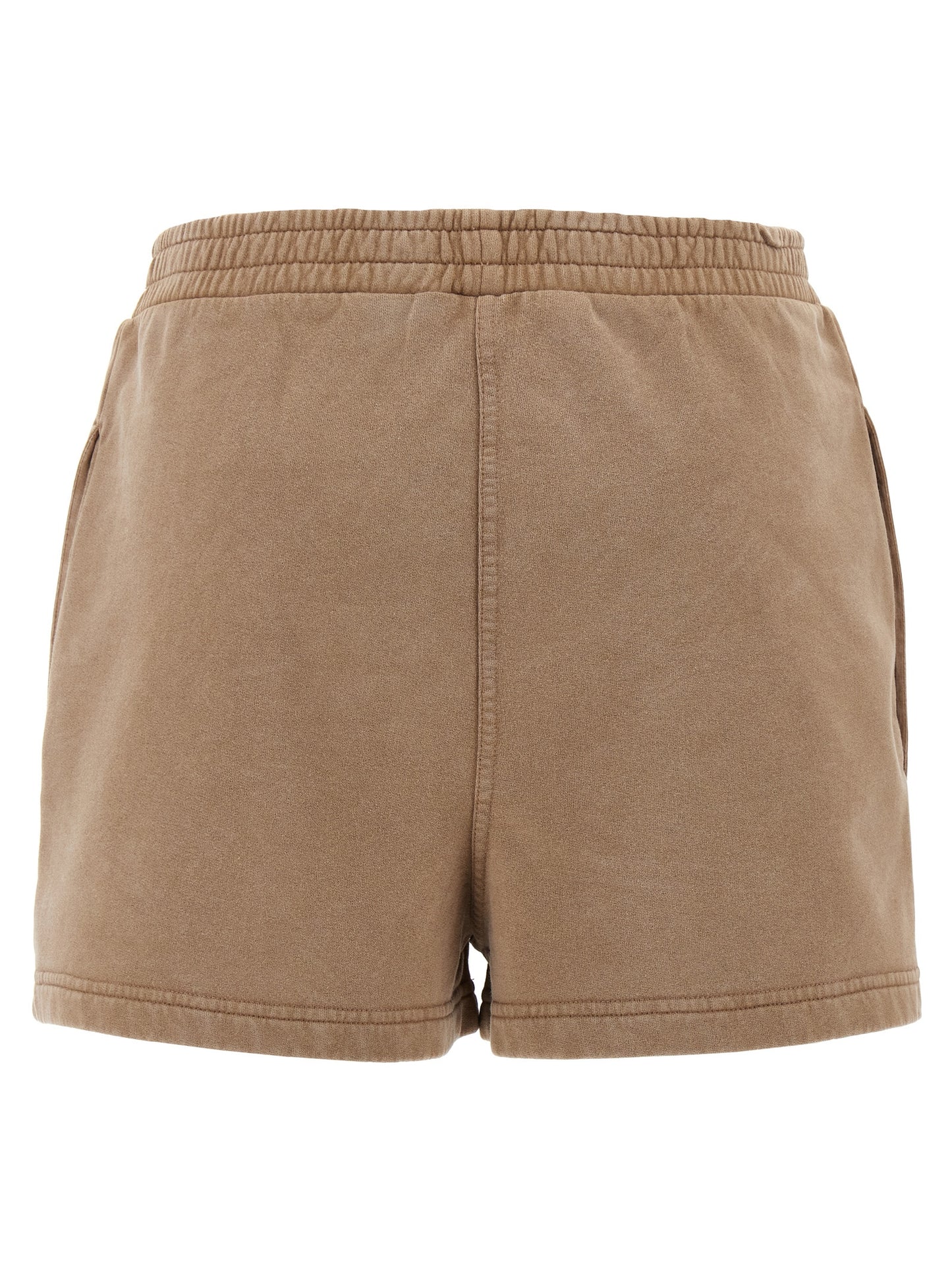 Fendi Brown Cotton Bermuda Shorts